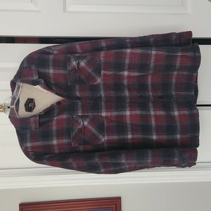 Freedom Foundry Fleece Lined Corduroy Shacket